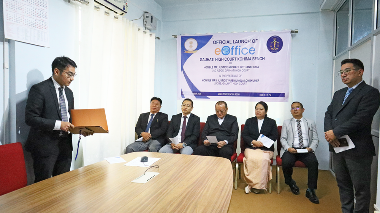 Launching of eOffice at Gauhati High Court Kohima Bench on 19th November 2025