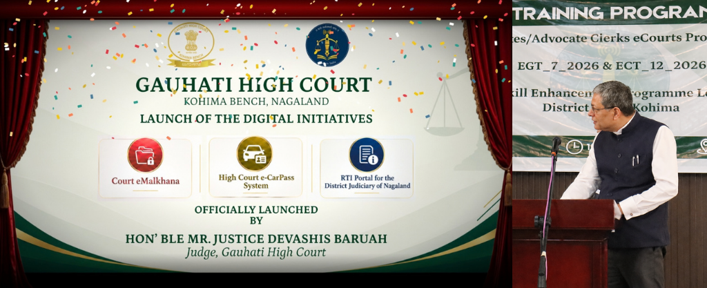 Launching of Digital Initiatives by Hon'ble Mr. Justice Devashis Baruah, Judge, Gauhati High Court